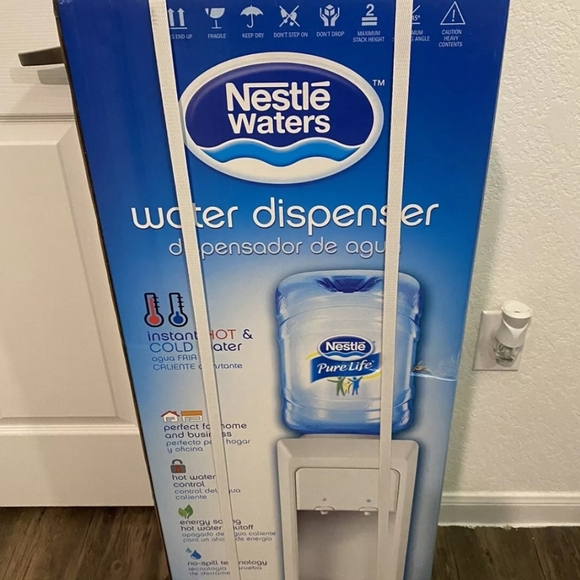 Neslte White  Top Loader Hot And Cold Water Dispenser Local Pickup Only NIB - Picture 3 of 3